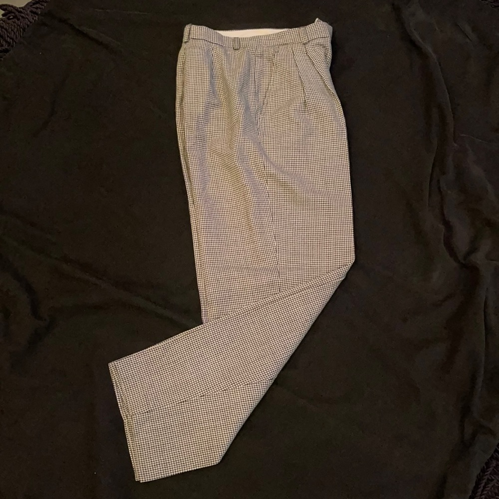 Vintage 90’s 100% wool Houndstooth women’s dress slacks